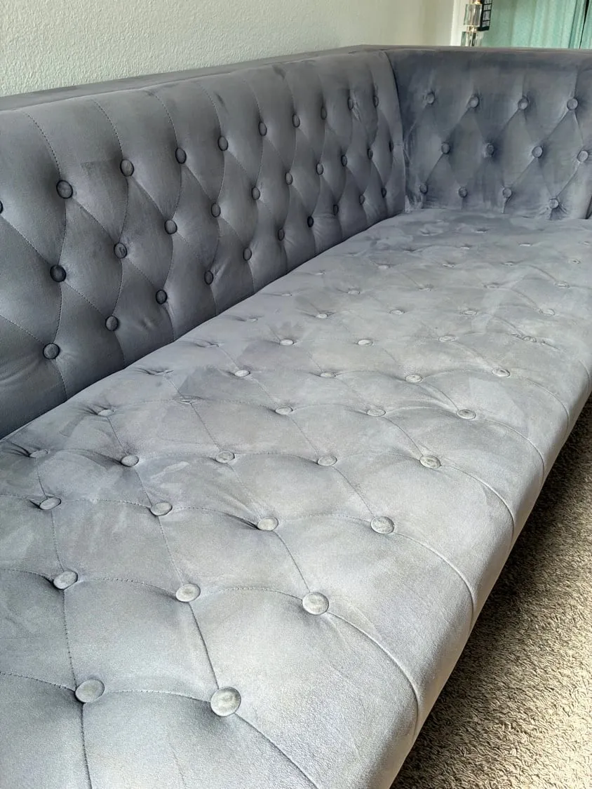 Cleaned low-pile upholstery and tufted couch cushions in Bay Park, San Diego